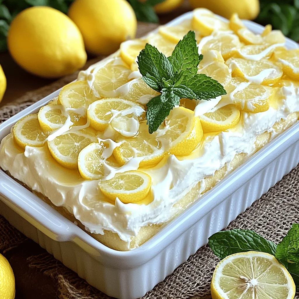 Lemon Tiramisu Delightful and Creamy Dessert Recipe