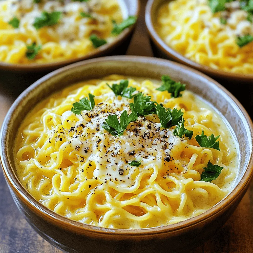 Minute Cacio e Pepe Ramen Simple and Savory Dish