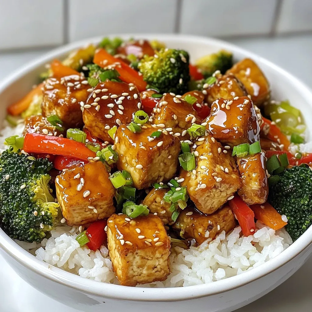 Crispy Teriyaki Tofu Stir Fry Easy and Healthy Meal