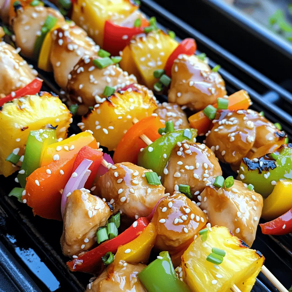 Teriyaki Pineapple Chicken Kabobs Simple and Tasty