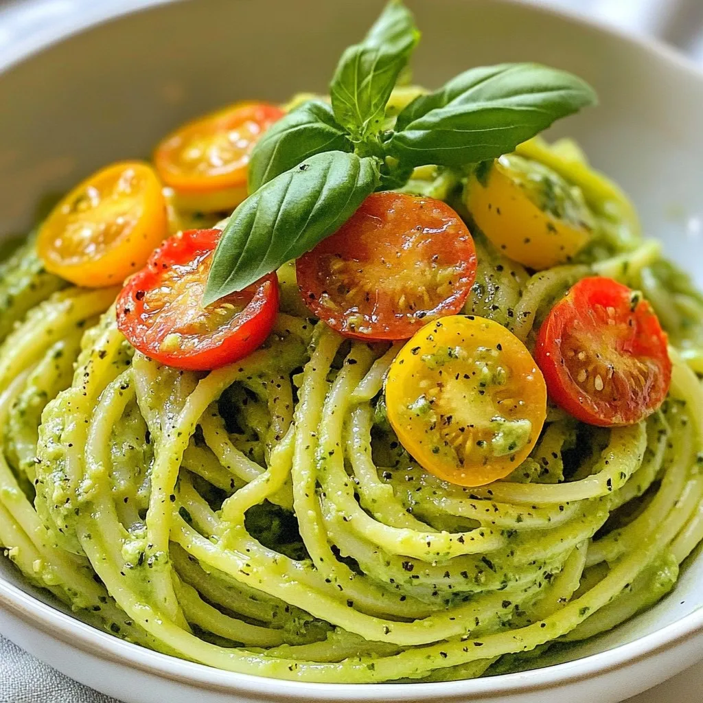 Creamy Avocado Pasta Delightful and Simple Recipe