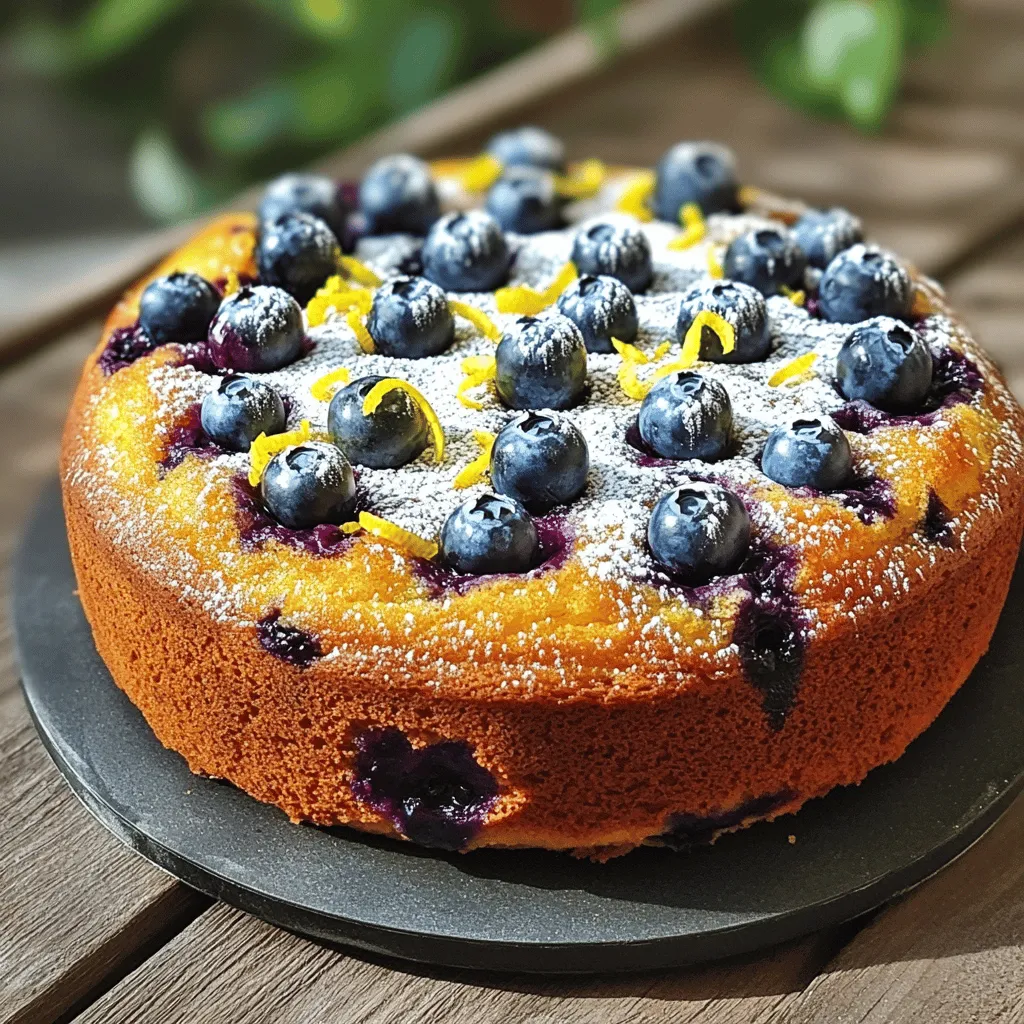 Blueberry Lemon Yogurt Cake Fresh and Flavorful Treat