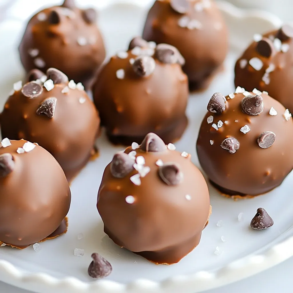 Chocolate Chip Cookie Dough Truffles Irresistible Treats
