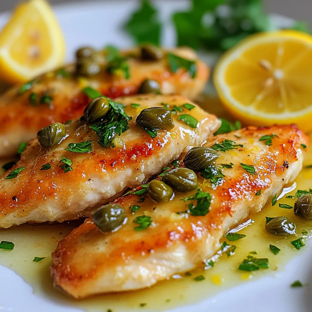 Lemon Butter Chicken Piccata Flavorful and Simple Meal
