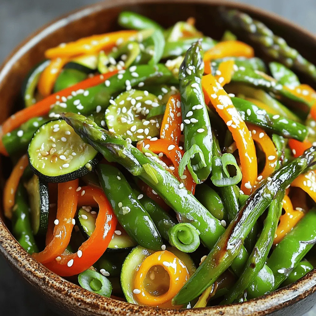 Spring Vegetable Stir-Fry Delightful and Fresh Meal