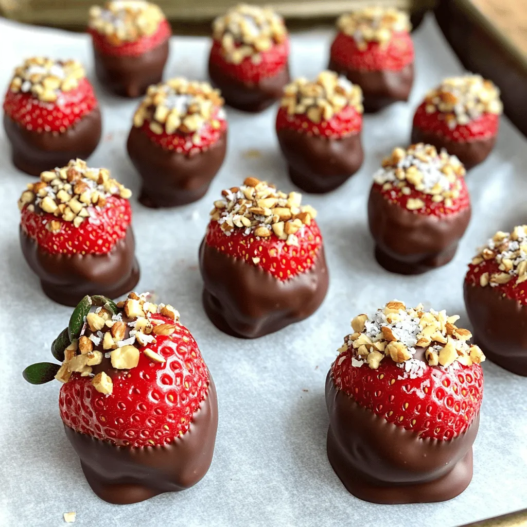 Chocolate Covered Strawberry Bites Delightful Treats