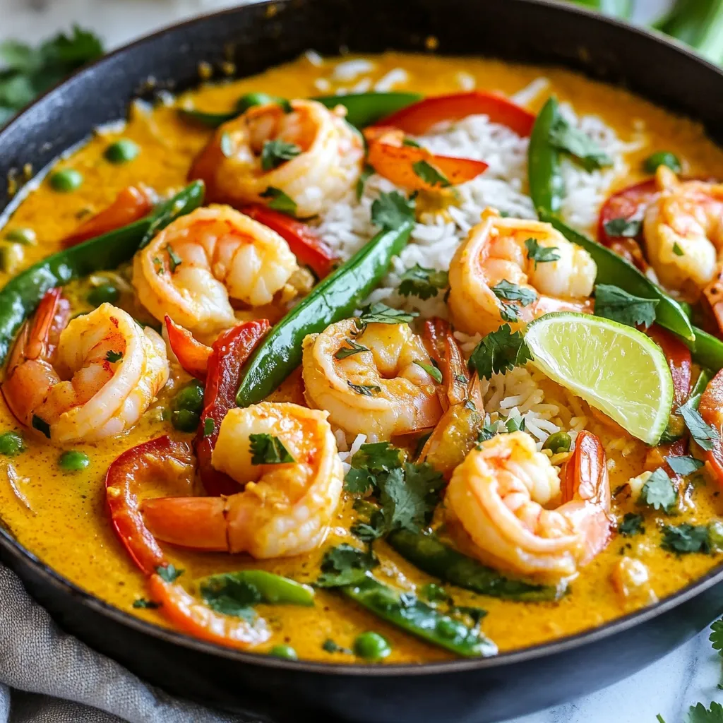 Coconut Lime Shrimp Curry Skillet Flavorful Delight