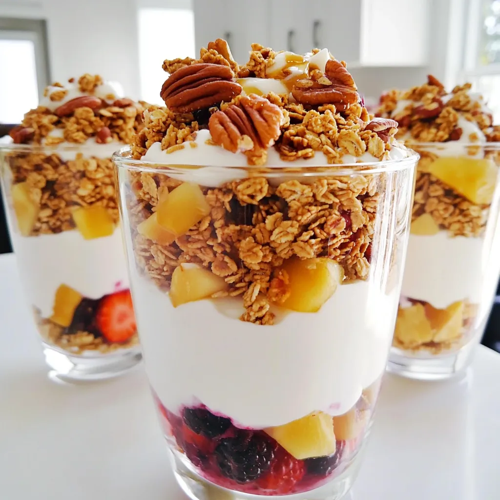 Maple Pecan Granola Parfaits Tasty Breakfast Idea