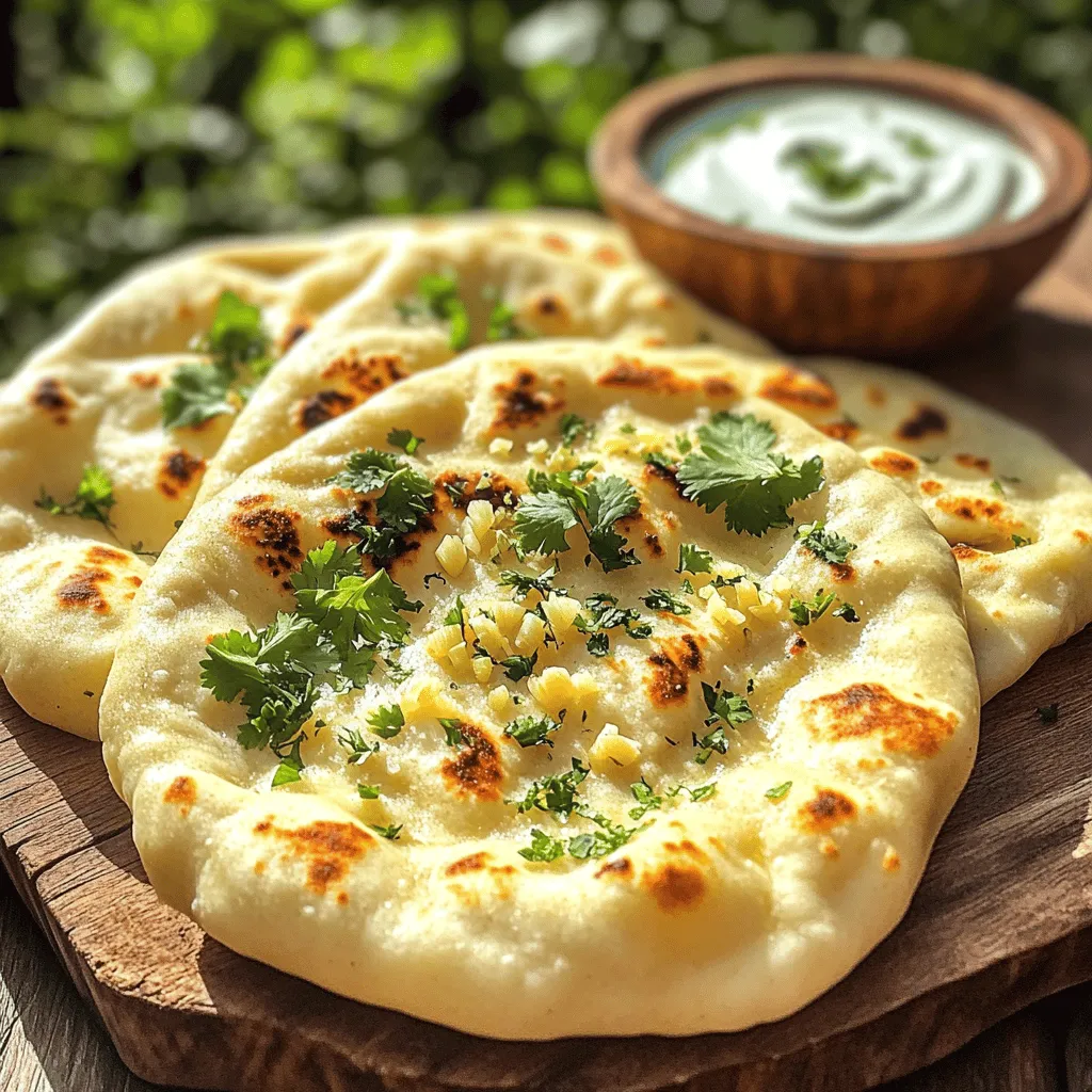 Quick Garlic Naan Bread Tasty and Easy Recipe