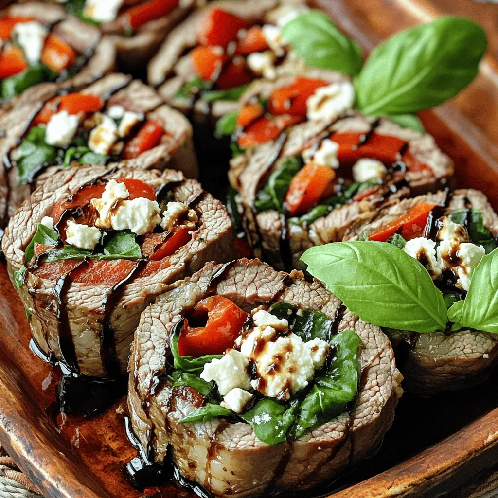 Balsamic Glazed Steak Rolls Flavorful and Easy Recipe