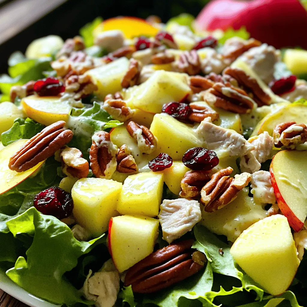 Apple Pecan Chicken Salad with Fresh Flavor Boost