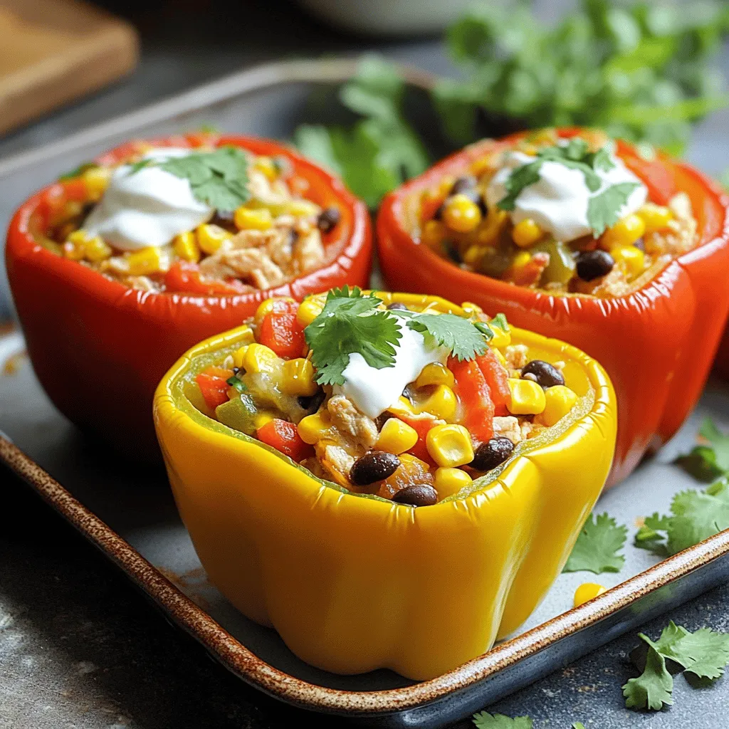 Chicken Fajita Stuffed Peppers Flavorful Dinner Recipe