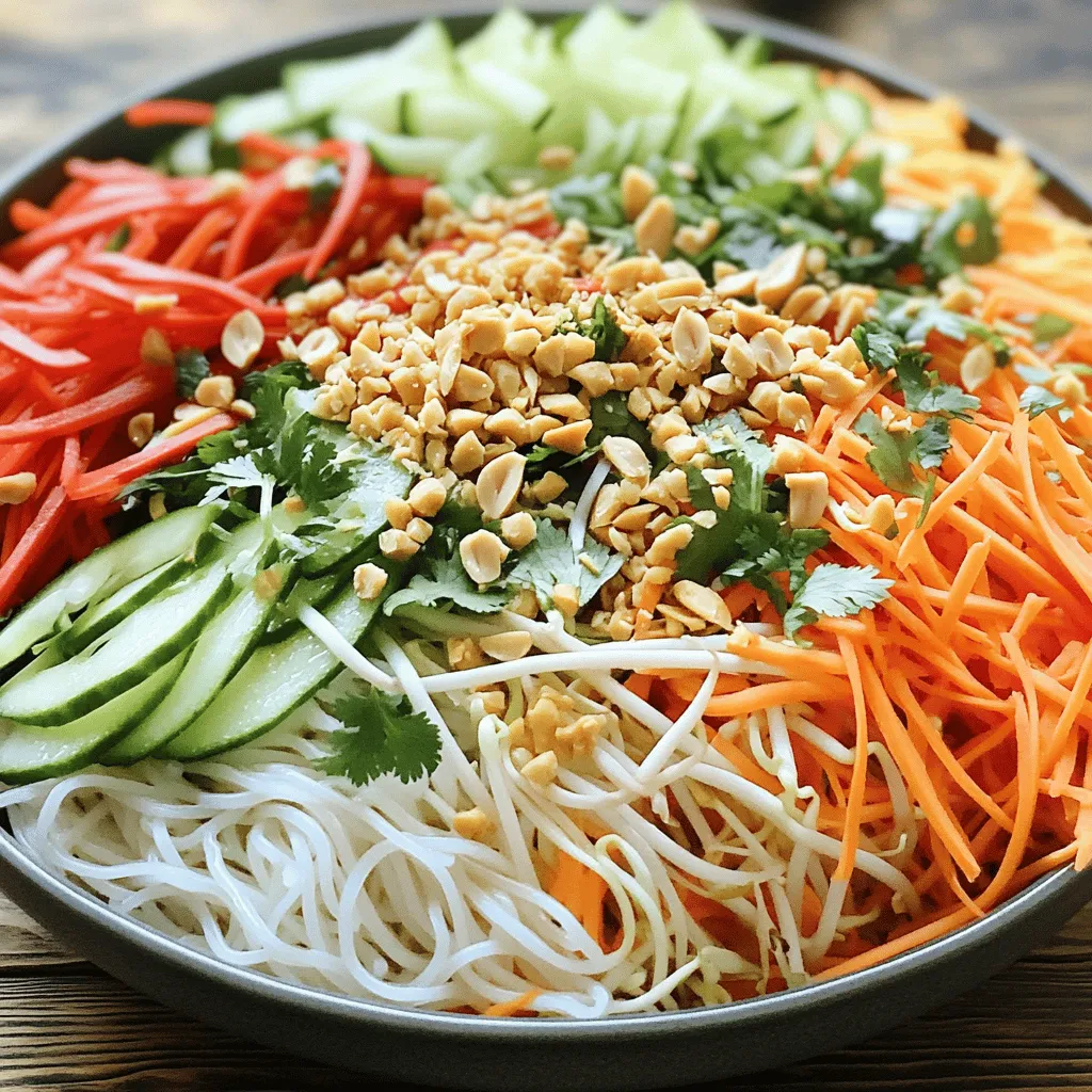 Sweet and Spicy Thai Noodle Salad Fresh and Flavorful