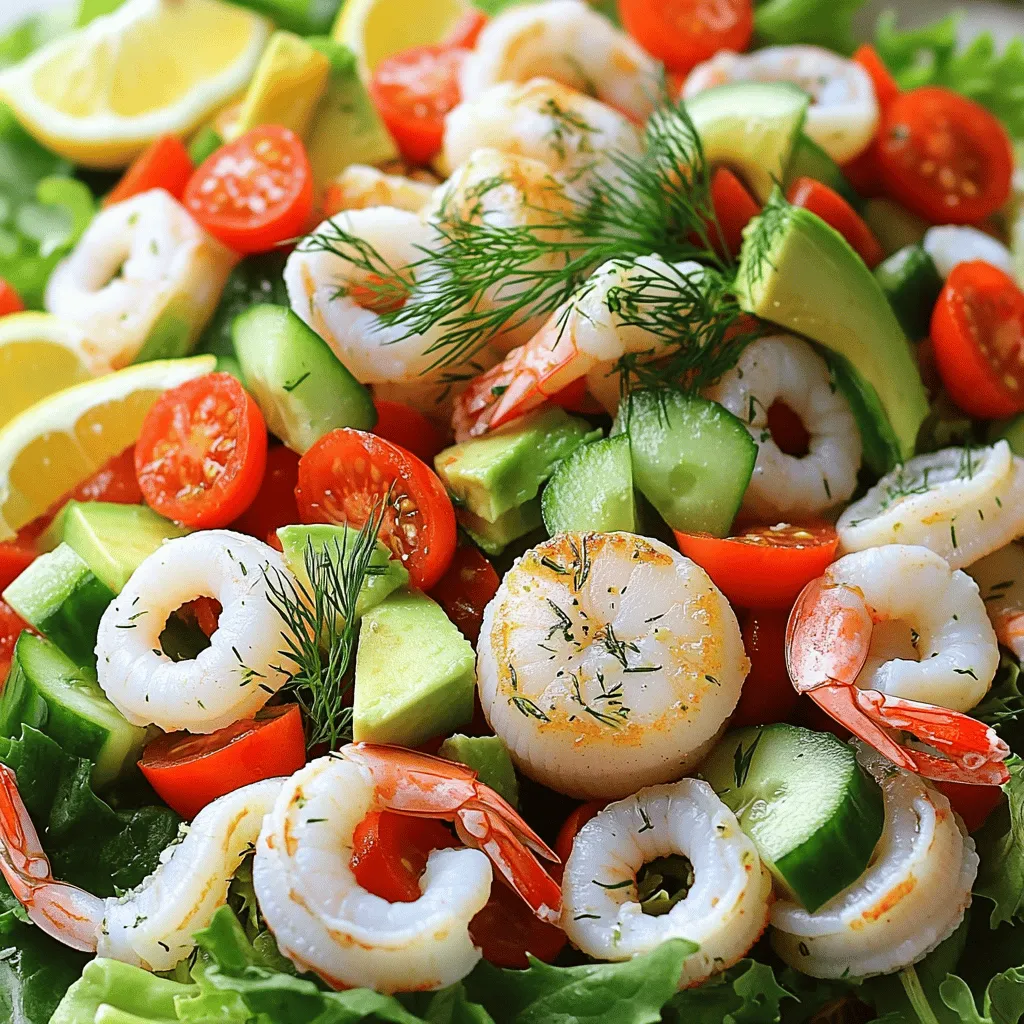 Seafood Salad Fresh and Flavorful Delight