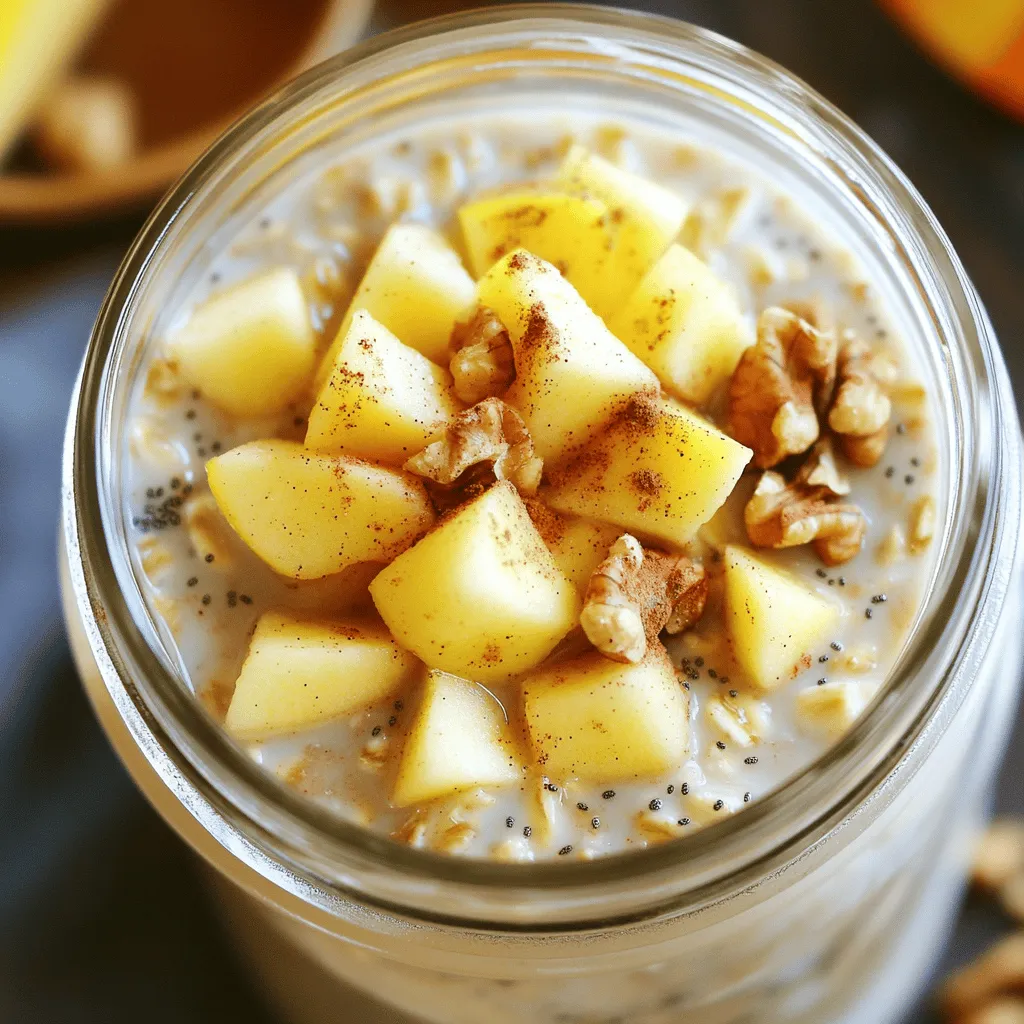 Apple Cinnamon Overnight Oats Simple and Tasty Dish