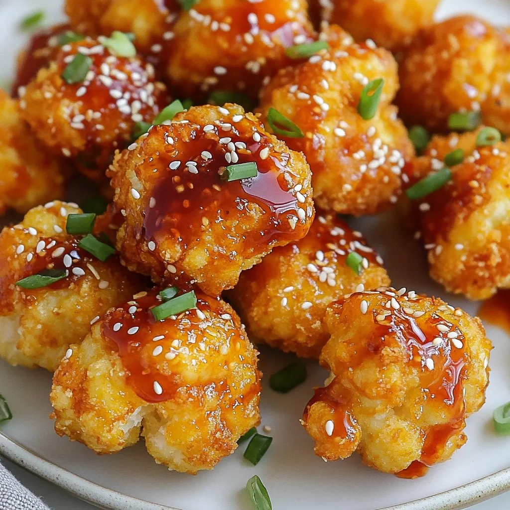 Sweet Chili Cauliflower Bites Flavorful and Easy Snack