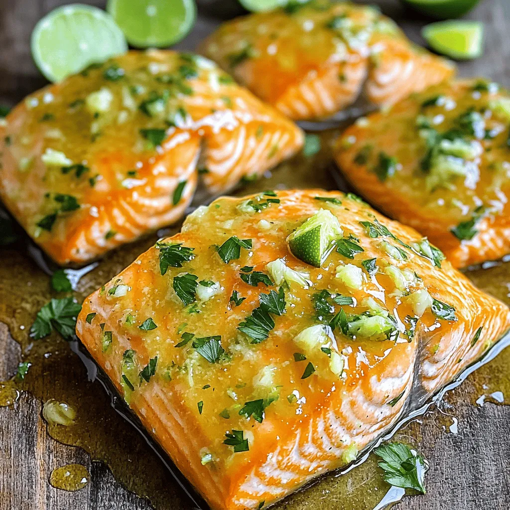 Honey-Lime Garlic Butter Baked Salmon Flavorful Dish