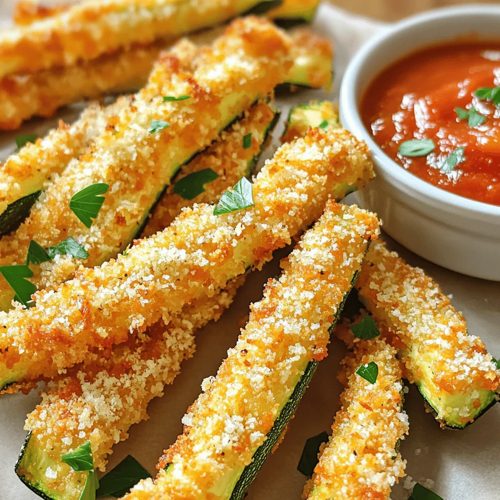 Crispy Air Fryer Zucchini Fries Quick and Tasty Snack