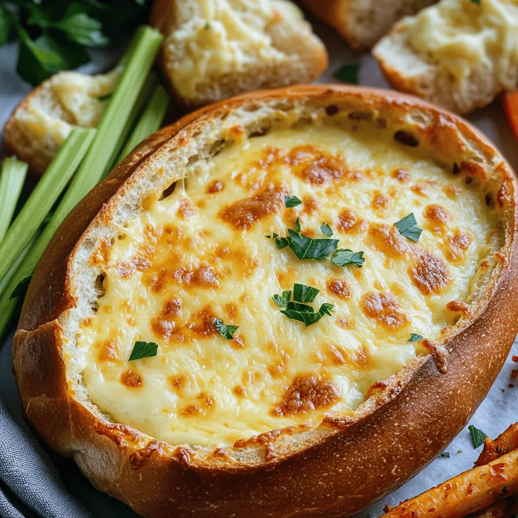 Baked Garlic Bread Dip Flavorful and Easy Recipe