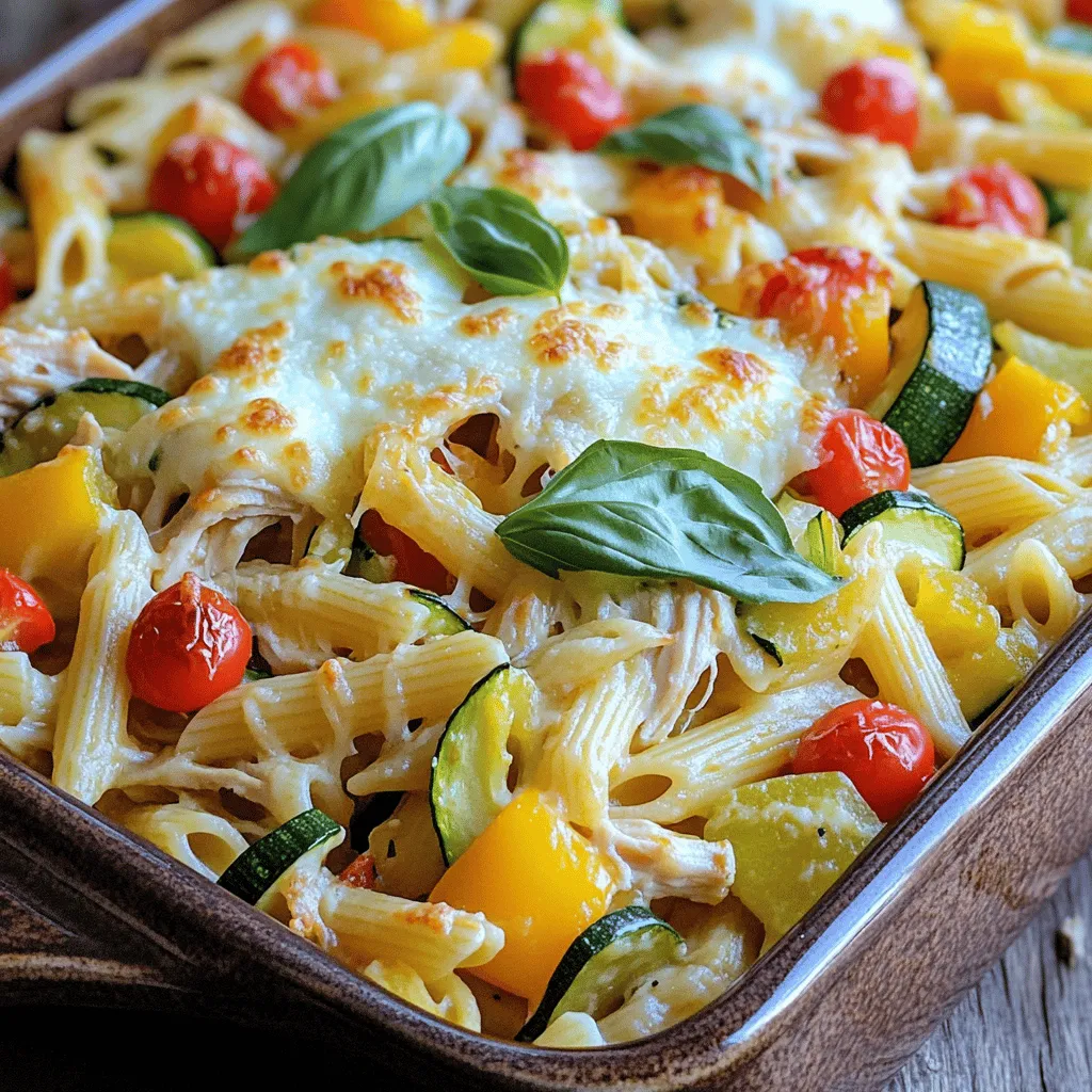 Chicken and Veggie Pasta Bake Easy and Flavorful Meal