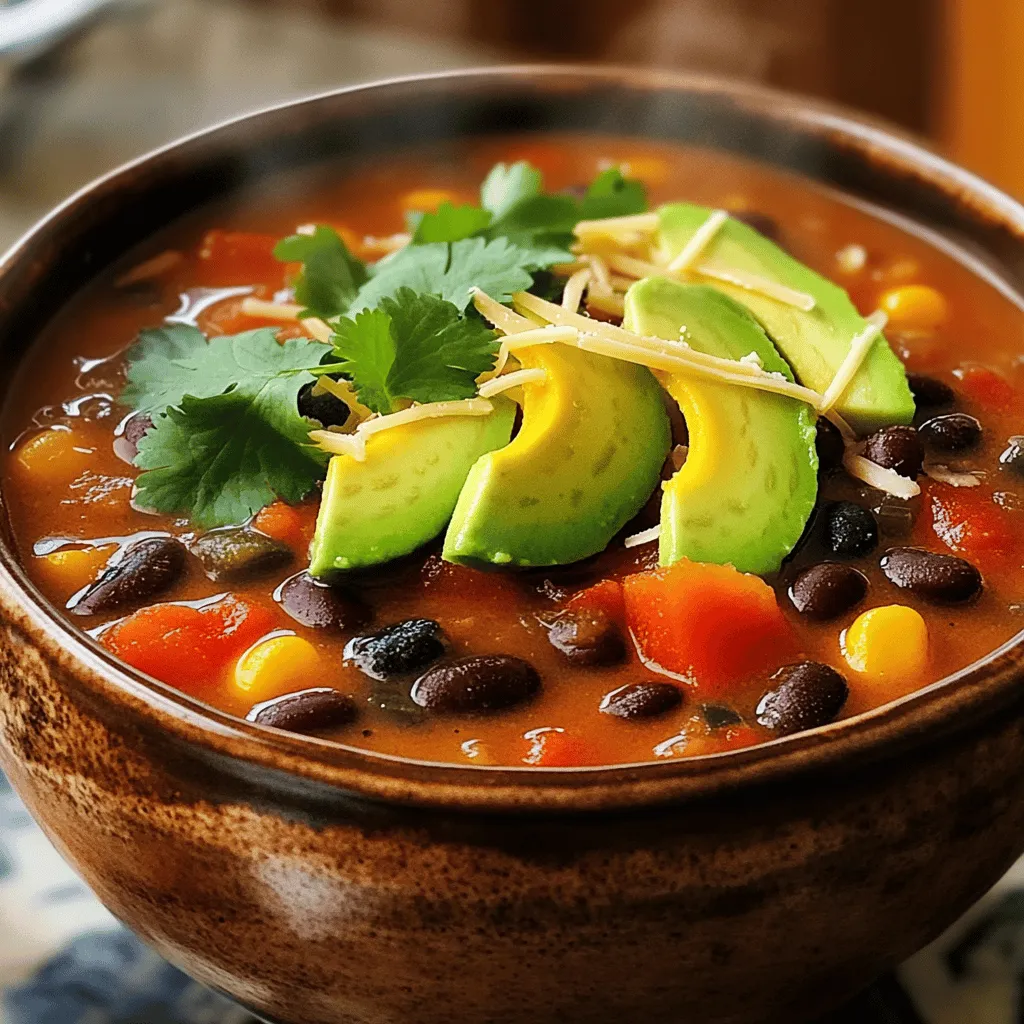 Cozy Enchilada Bean Soup Comforting and Simple Recipe
