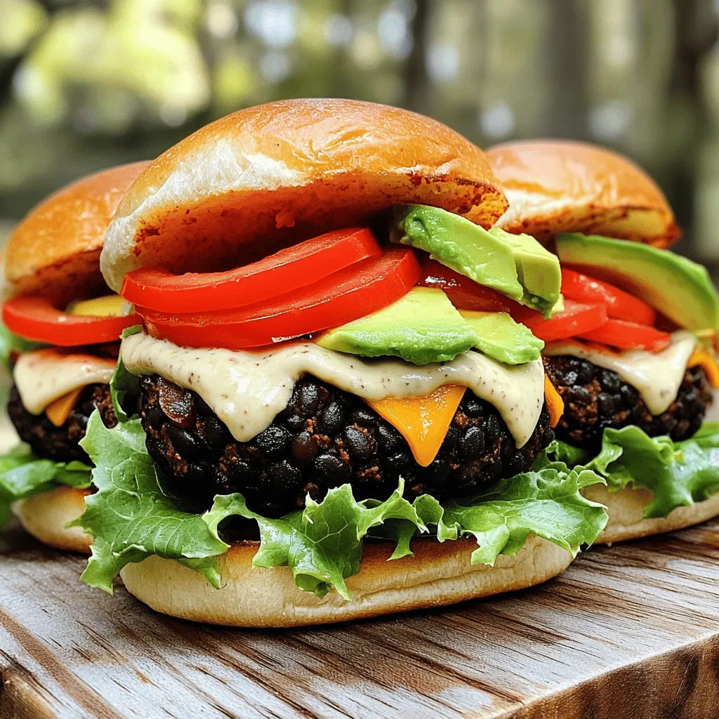 Flavorful Black Bean Burgers Easy and Healthy Recipe