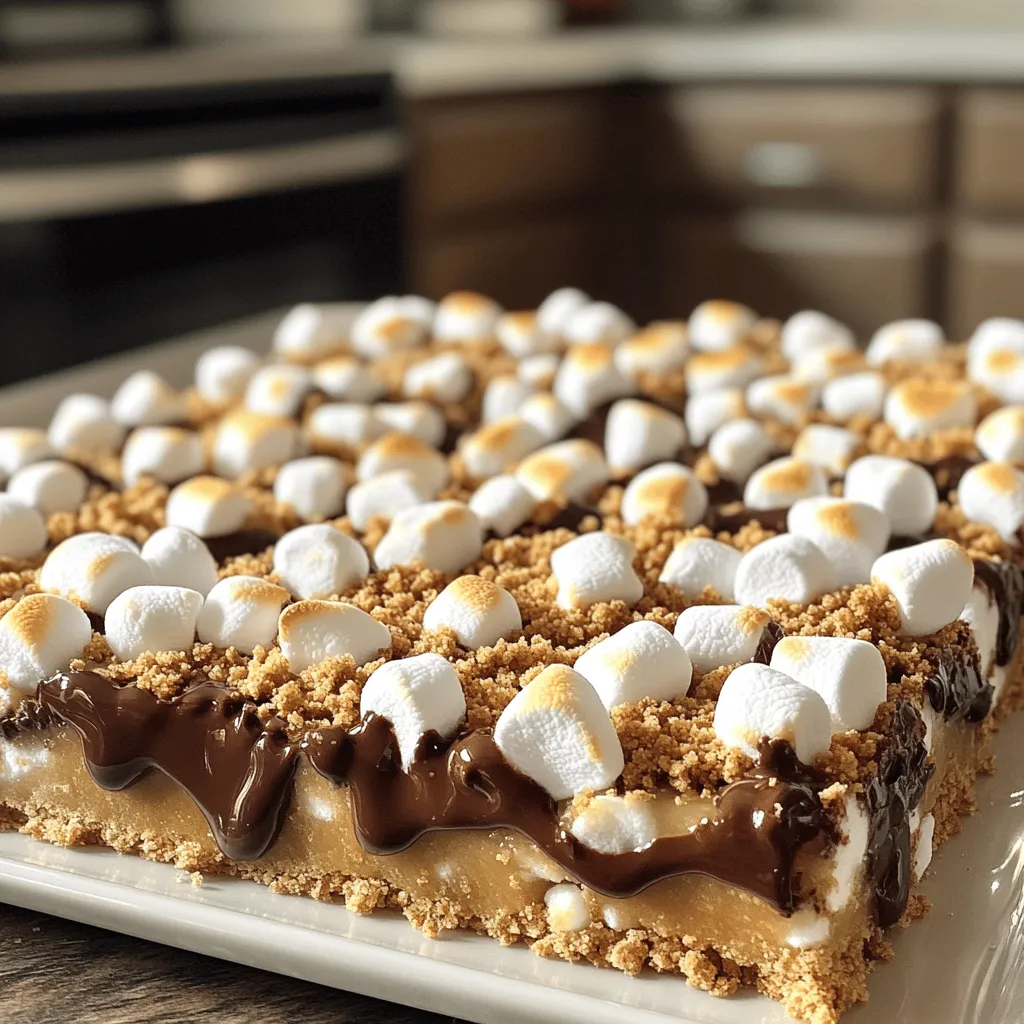 Oven-Baked S&#8217;mores Bars Perfectly Gooey and Delicious