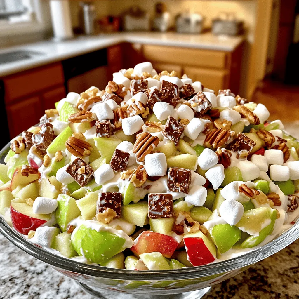 Snickers Apple Salad Delightful and Easy Dessert Recipe
