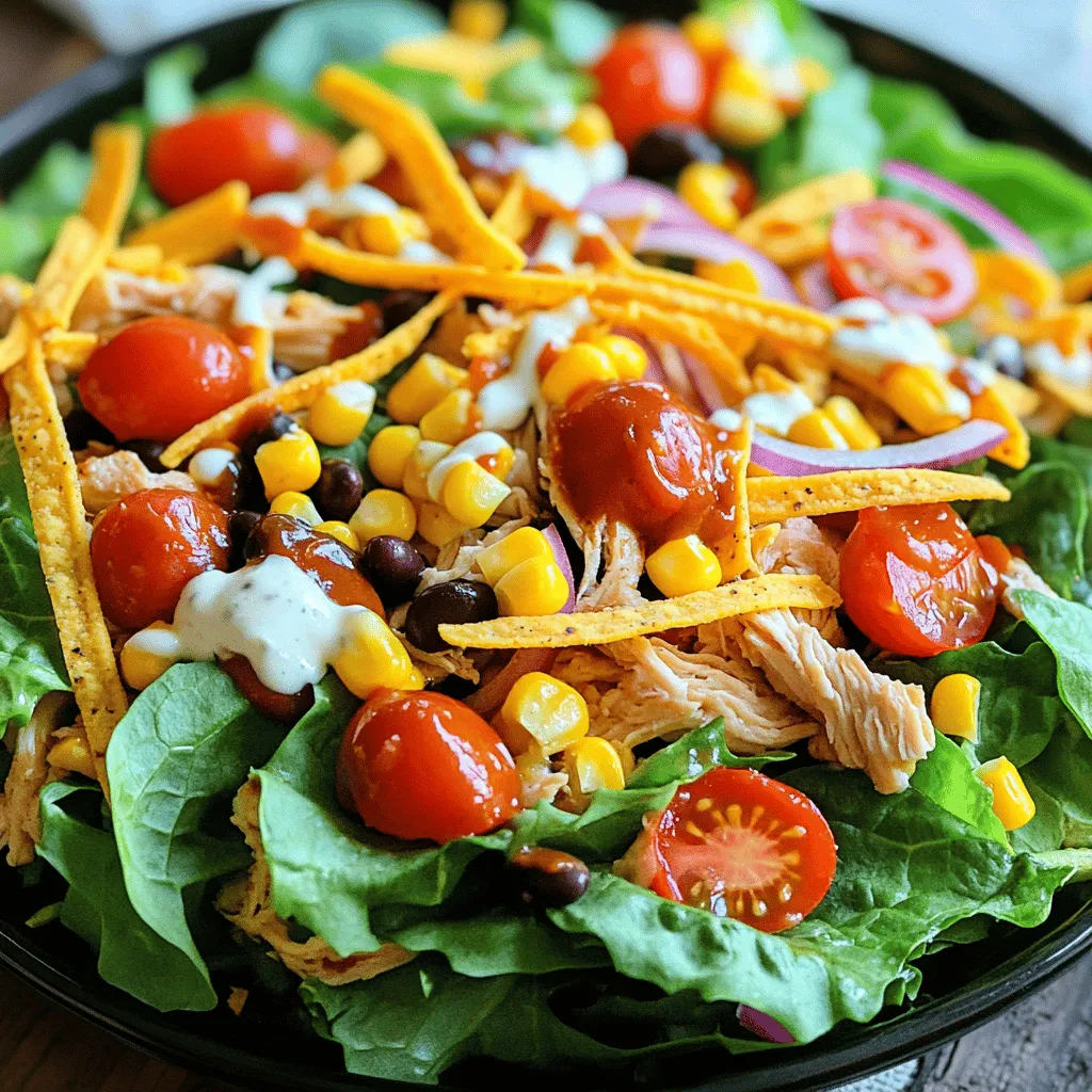 BBQ Ranch Chicken Salad Flavorful Summer Delight