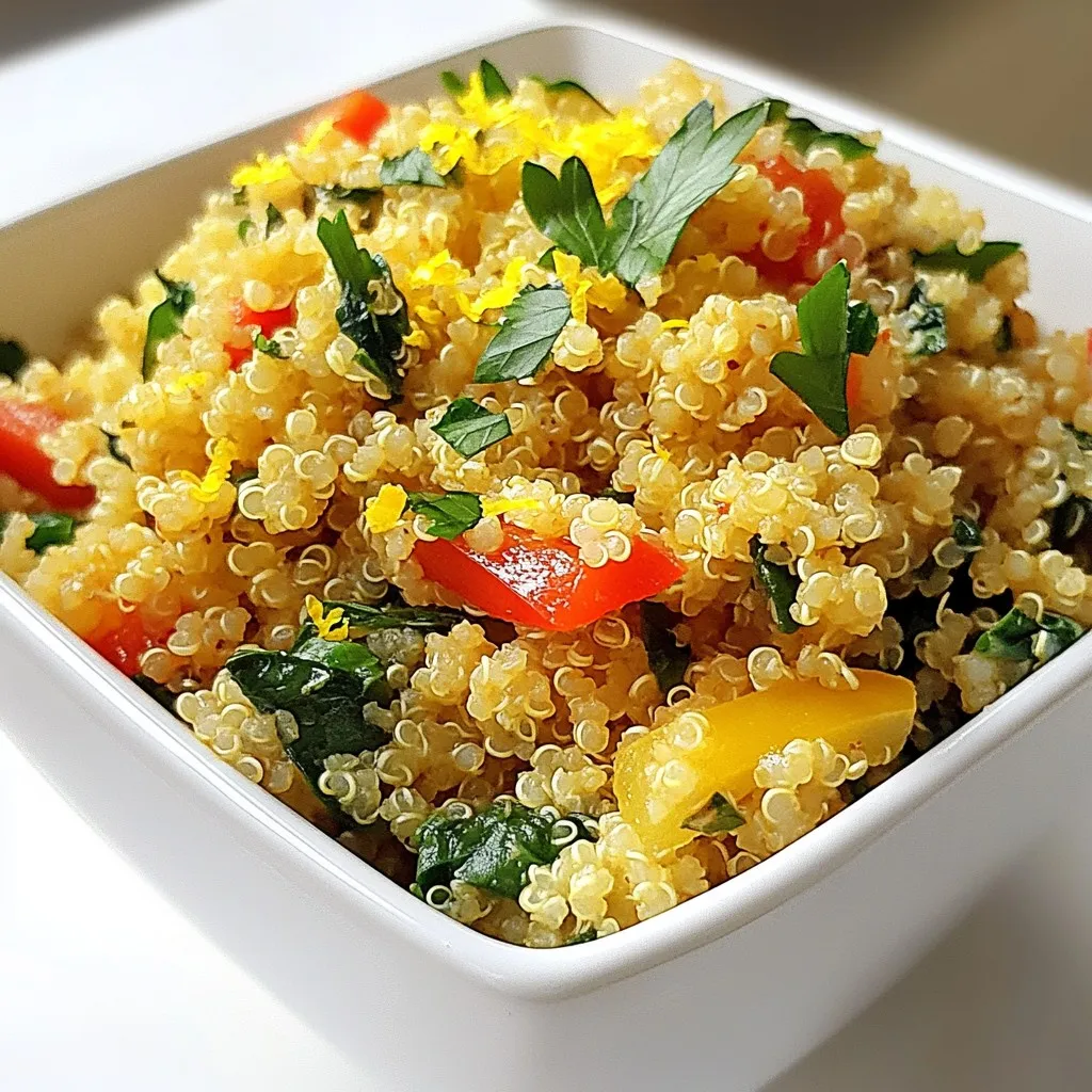 Lemon Herb Quinoa Pilaf Flavorful and Healthy Dish