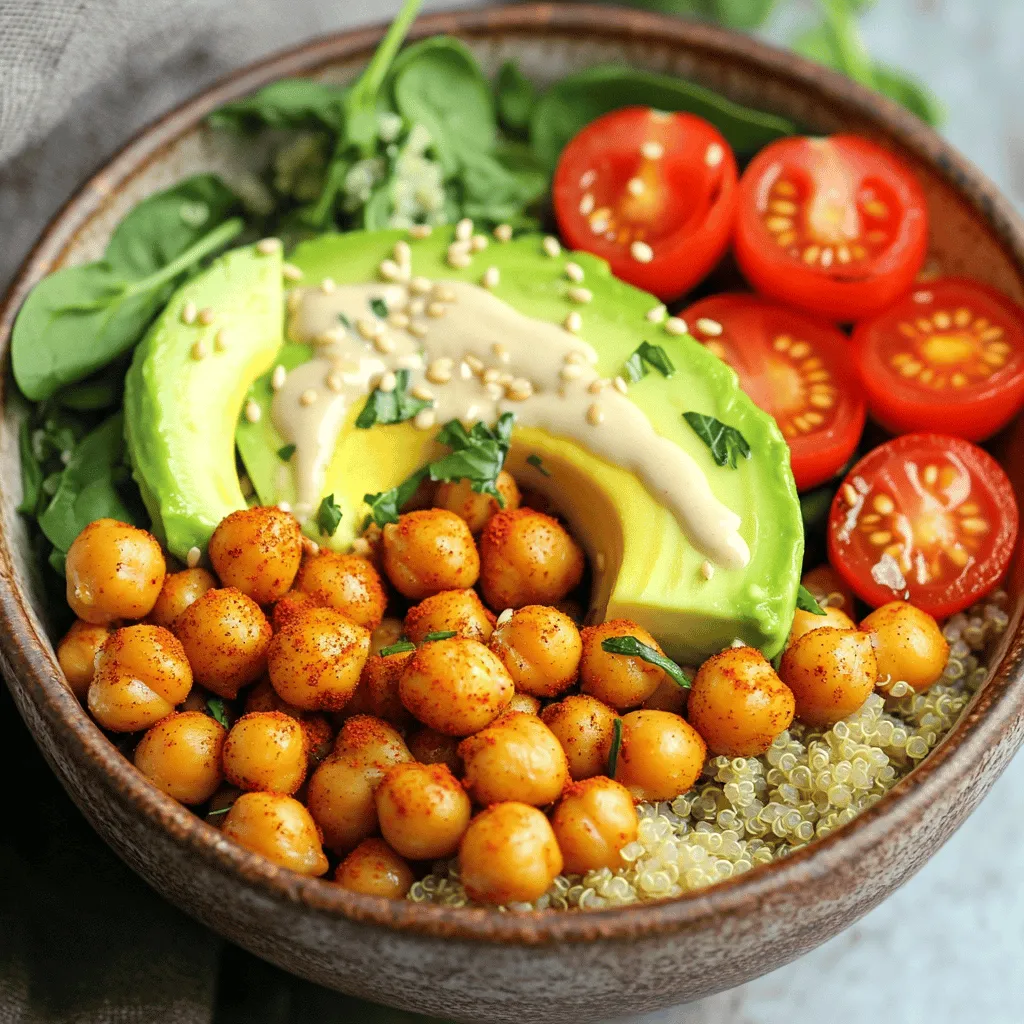 Spicy Chickpea Buddha Bowl Flavorful and Healthy Dish