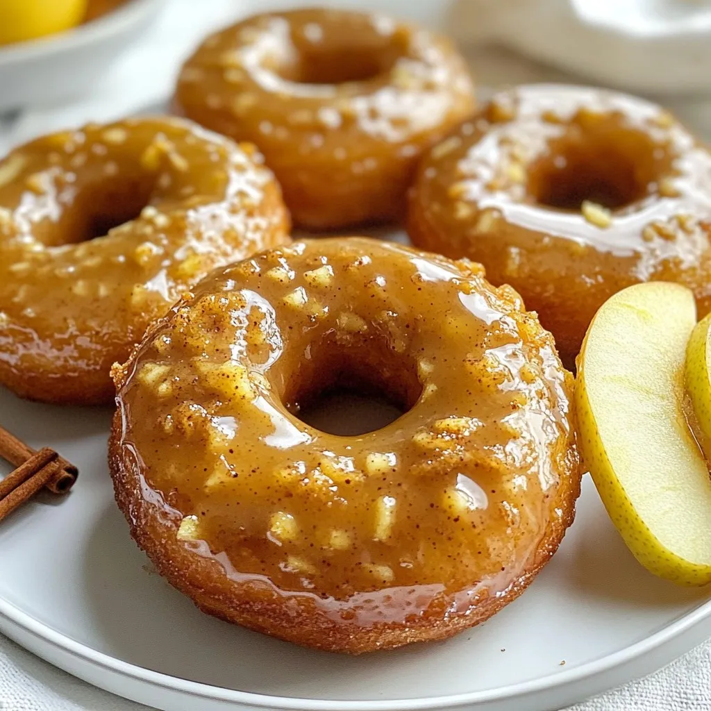Maple Glazed Apple Donuts Delightful and Easy Recipe
