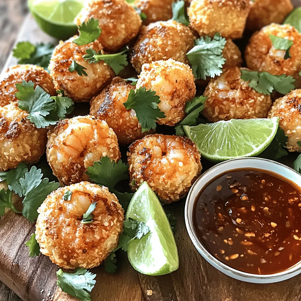 Crispy Shrimp Balls with Sweet Chili Sauce Delight