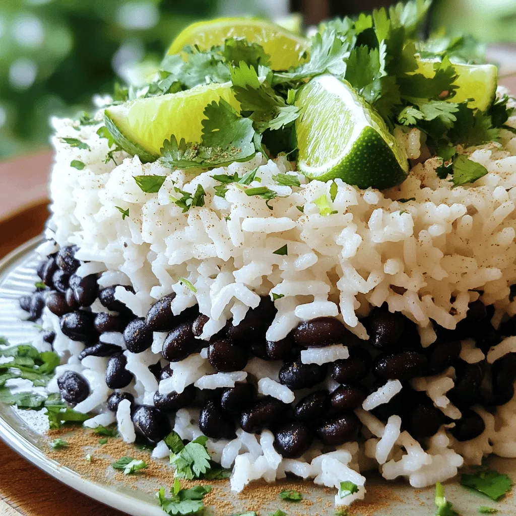 Cilantro Lime Rice and Beans Flavorful Side Dish