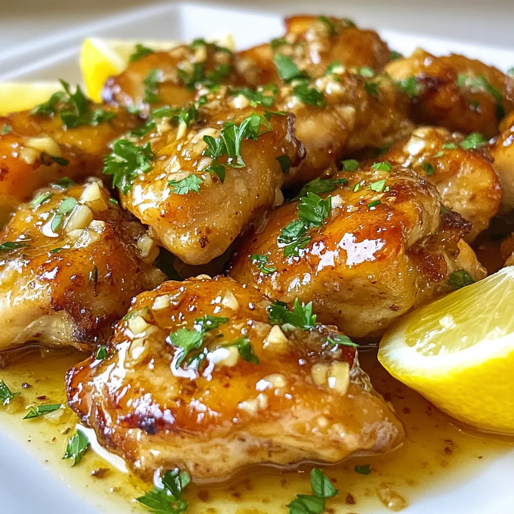 Garlic Butter Chicken Bites Quick and Tasty Recipe