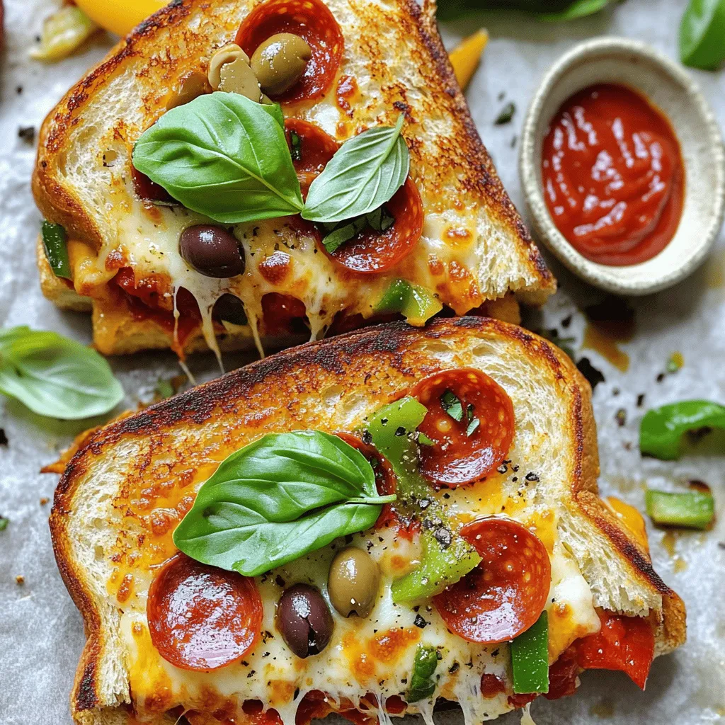Pizza Grilled Cheese Delight Simple and Tasty Recipe