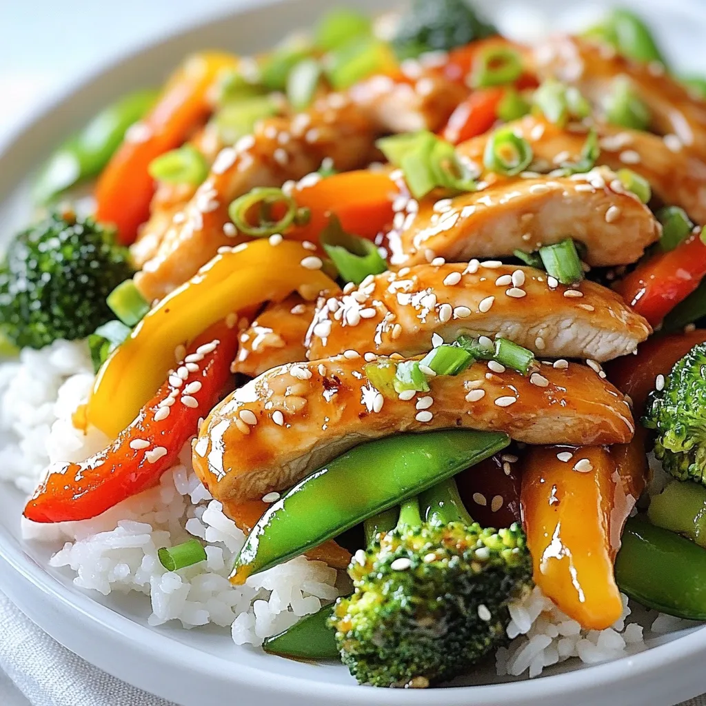 Sesame Ginger Chicken Stir Fry Tasty and Easy Meal