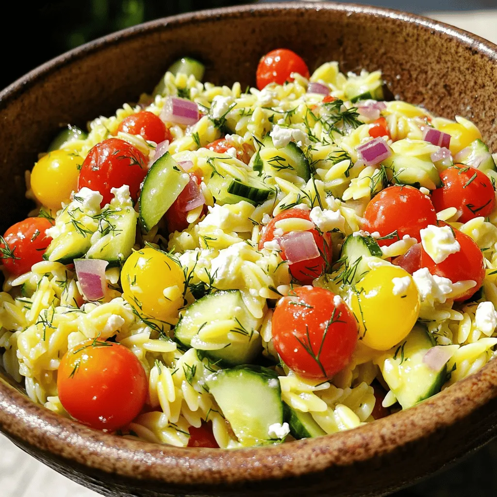 Lemon Dill Orzo Salad Fresh and Flavorful Delight