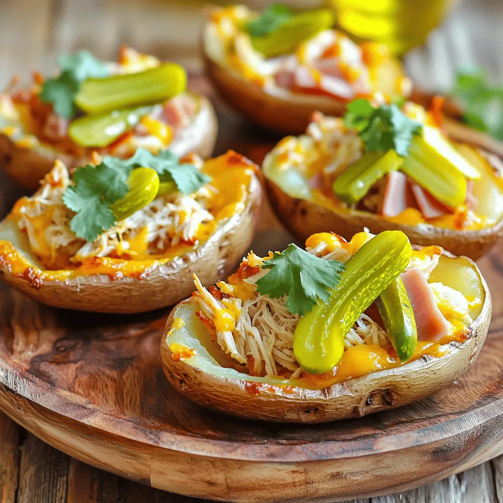Cuban Sandwich Potato Skins Tasty and Simple Recipe