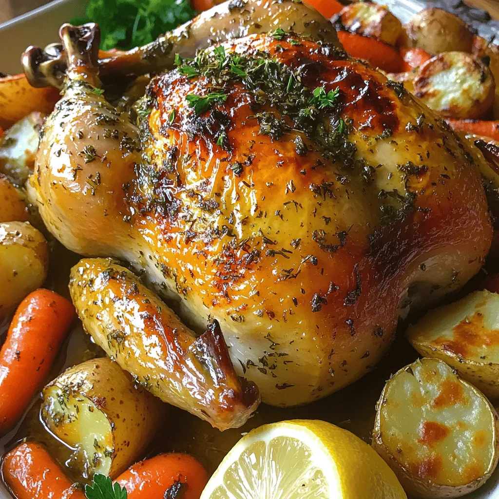 Garlic Herb Roasted Chicken Simple Family Dinner