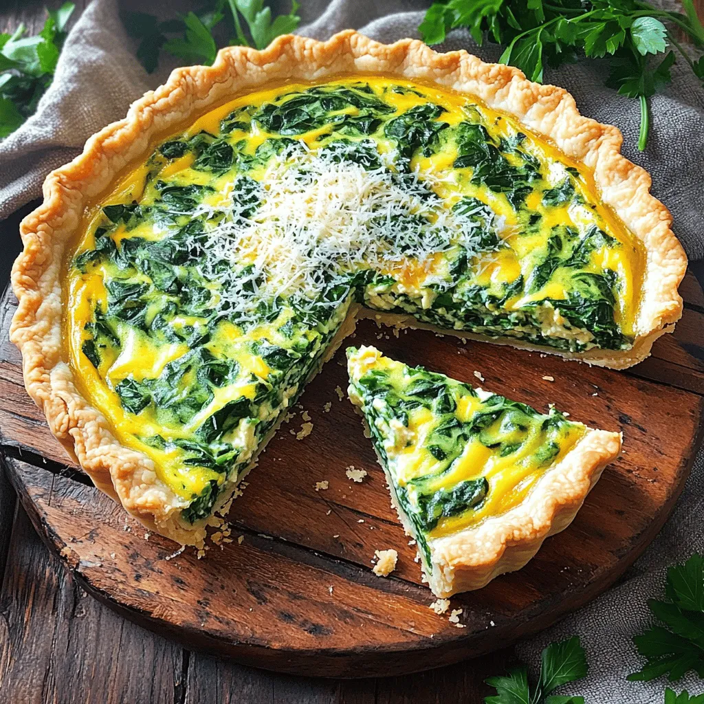 Classic Spinach Quiche Tasty and Simple Delight