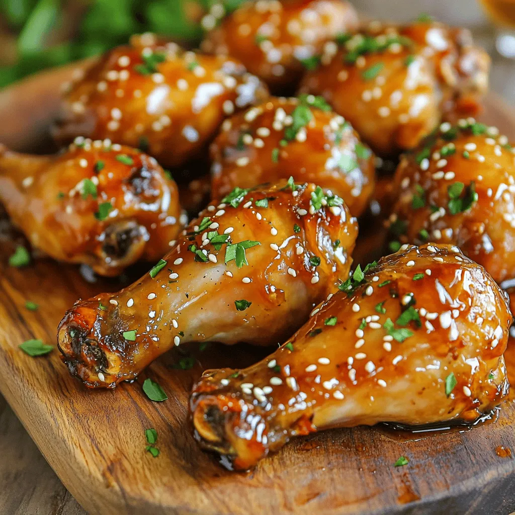Air Fryer Honey Garlic Drumsticks Flavorful Delight