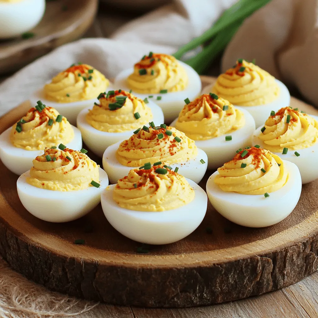 Classic Deviled Eggs Simple and Flavorful Snack
