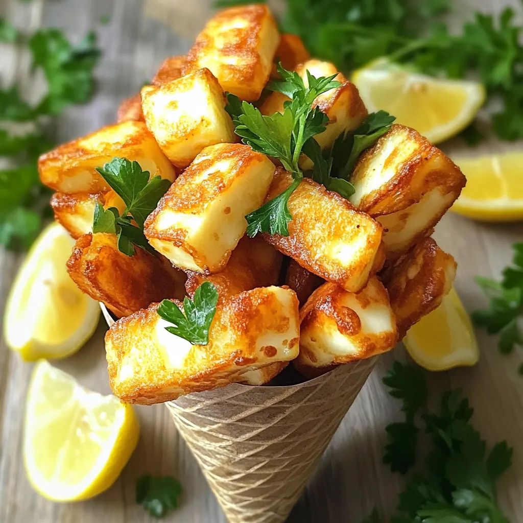Crispy Air Fryer Halloumi Fries Simple and Tasty Snack