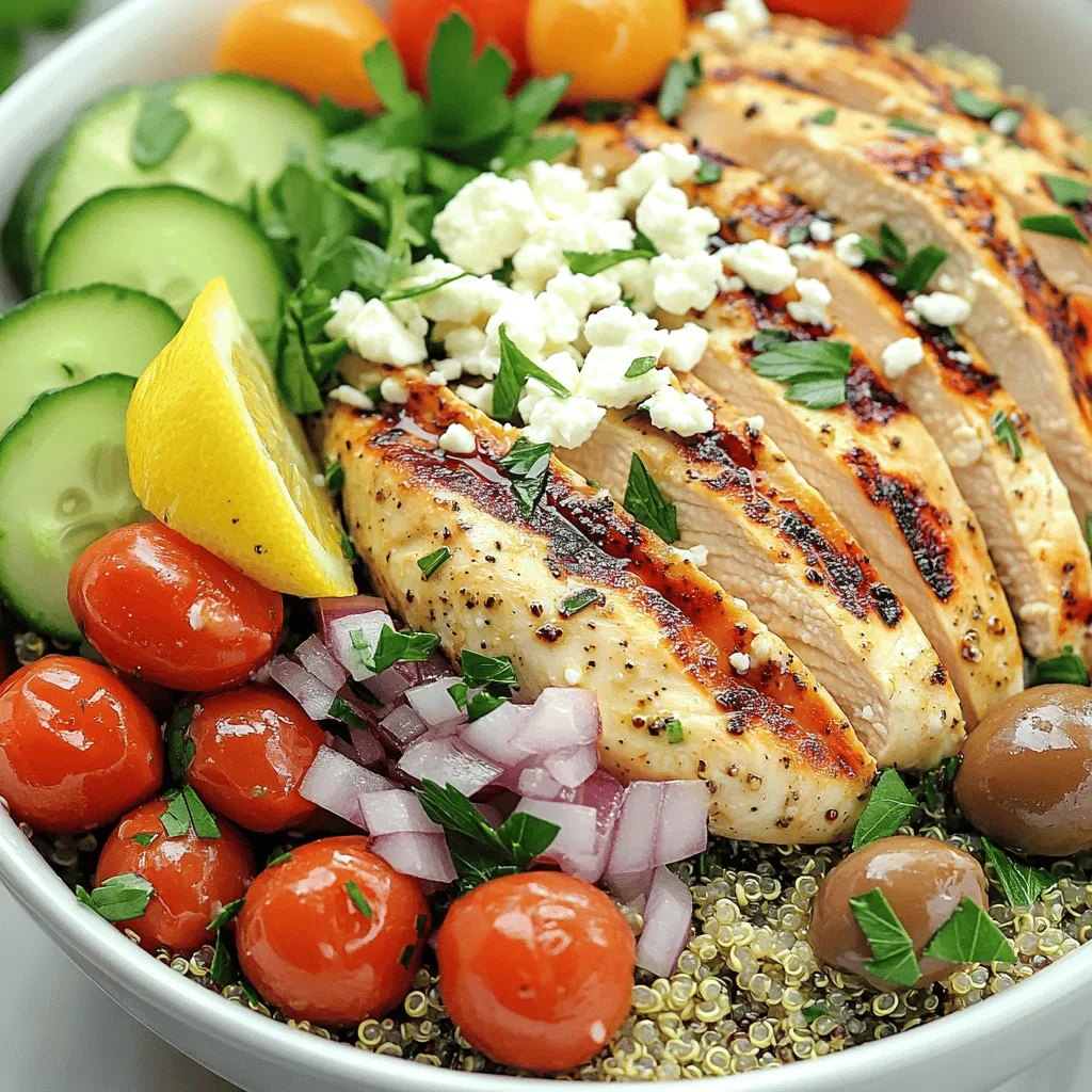 Easy Greek Chicken Bowls Flavorful and Fresh Meal
