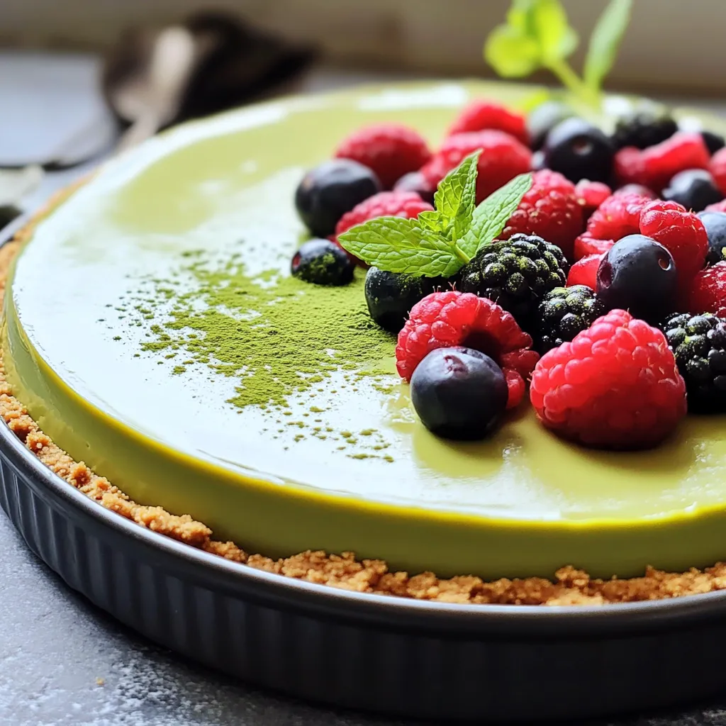 No-Bake Matcha Cheesecake Tasty and Easy Delight