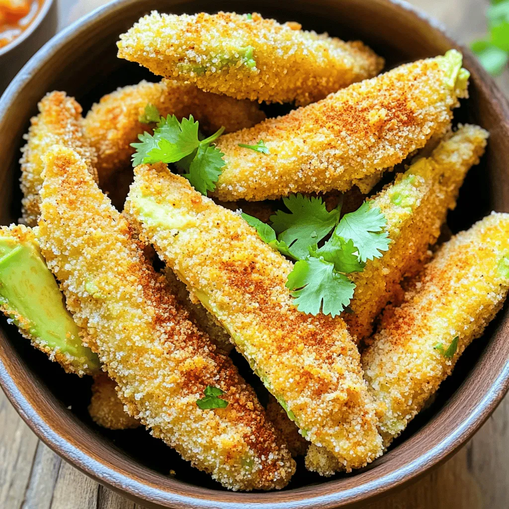 Air Fryer Crispy Avocado Fries Irresistible Snack