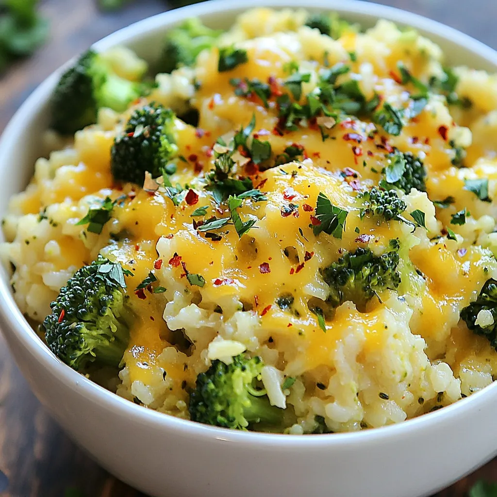 Cheesy Broccoli Rice Skillet Flavorful and Easy Meal
