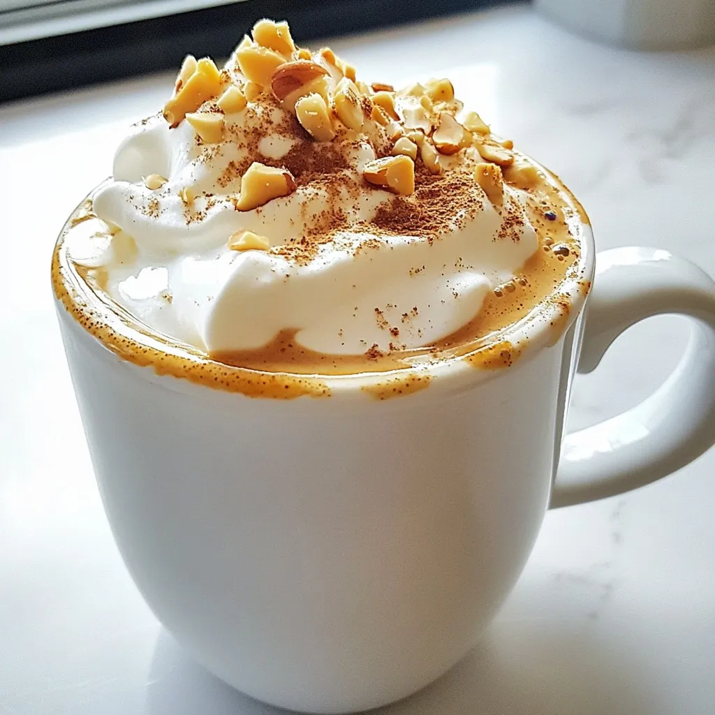 Gingerbread Hazelnut Latte Rich and Flavorful Drink