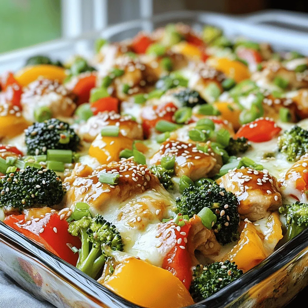 Teriyaki Chicken Casserole Flavorful and Easy Dinner